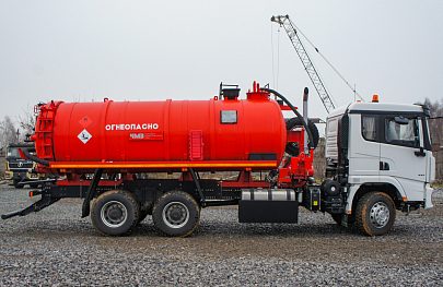 Вакуумная нефтепромысловая машина АКНОД-15 Shacman 6×4